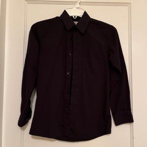 Kids' Black Button Down Shirt